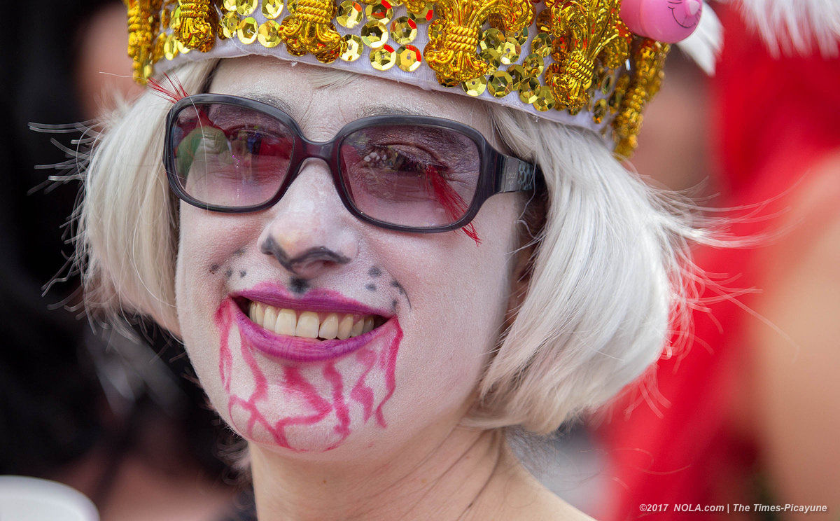 Our favorite photos from Friday's Mardi Gras fun